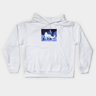 White fox Kids Hoodie